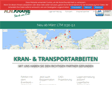 Tablet Screenshot of hn-krane.de